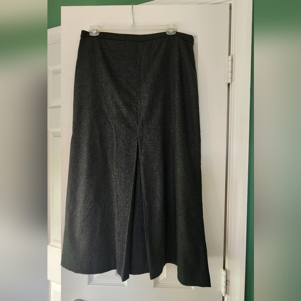 ZARA Wool Midi Skirt